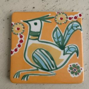 Anthropologie Bird Coaster Set